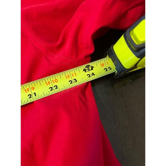 Preston & York Red Fleece Lined Full Zip Jacket Sz L - Picture 6 of 9